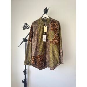 NWT Engineered Garments Paisley Shirt Patchwork Colorblock